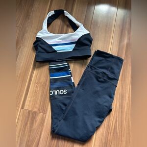 Lilybod X SoulCycle set sports bra and legging